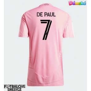Inter Miami Rodrigo De Paul #7 Dámské Domácí Dres 2026-27 Krátký Rukáv